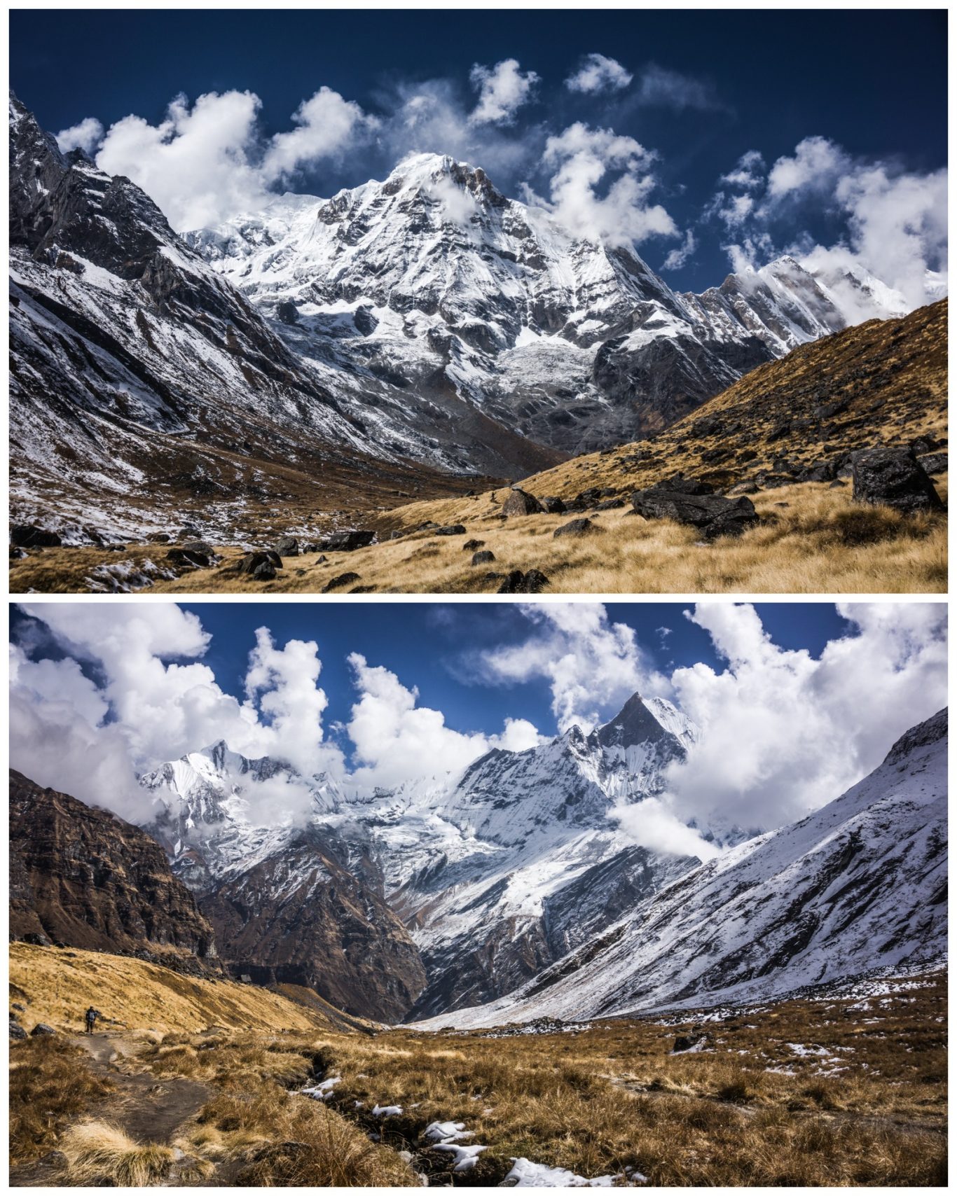 Annapurna South (7.219 m) & Machapuchare (6.997 m)
